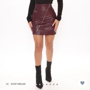 Burgundy Skirt